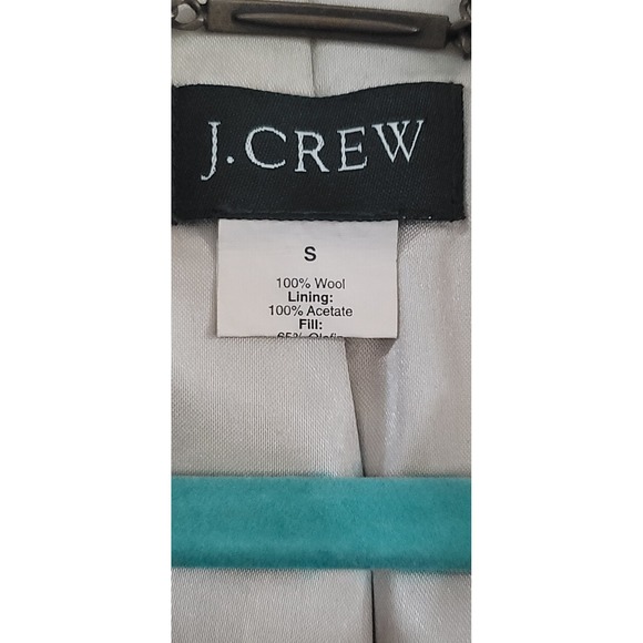 J. Crew Women's Purple Classic Double Breasted Pea-Coat Size Small - Picture 7 of 7